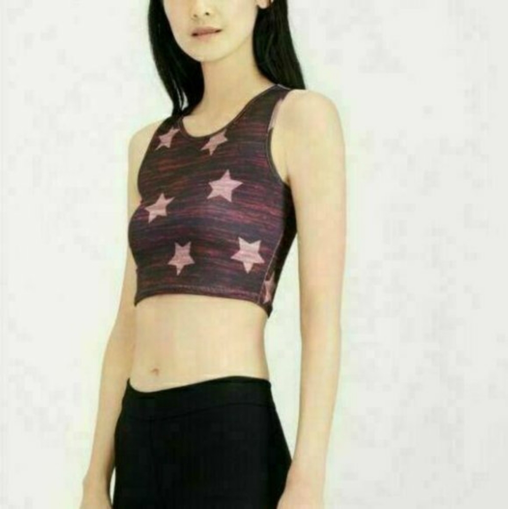 MATERIAL GIRL Star Print Sports Bra